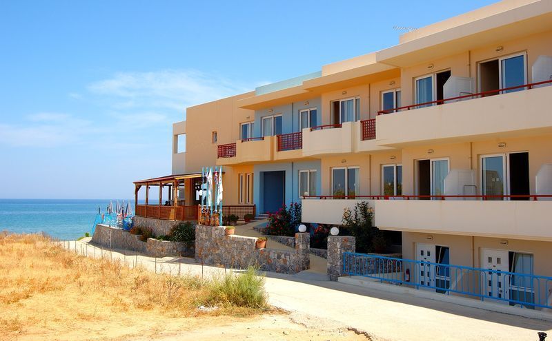 Danaos Beach Apartments Sfáka Exterior foto